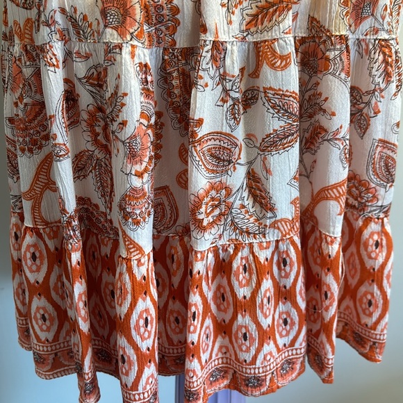 Orange and white sundress - Picture 4 of 6
